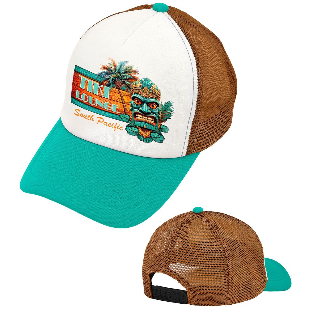 Tiki Lounge South Pacific Kasket | Hawaii Hat / Hue / Hjelm - Hovedtilbehør - Temashop