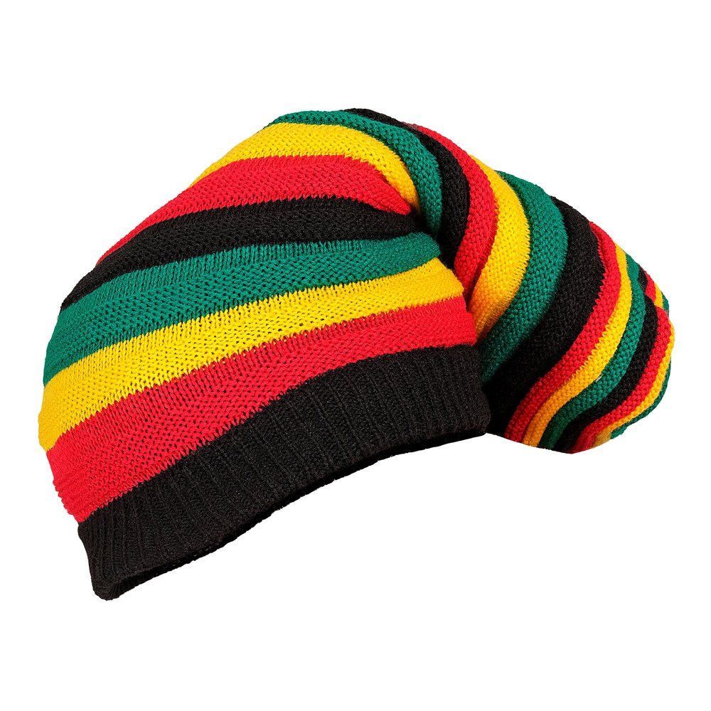 Rasta Hue | Jamaica Hat / Hue / Hjelm - Hovedtilbehør - Temashop