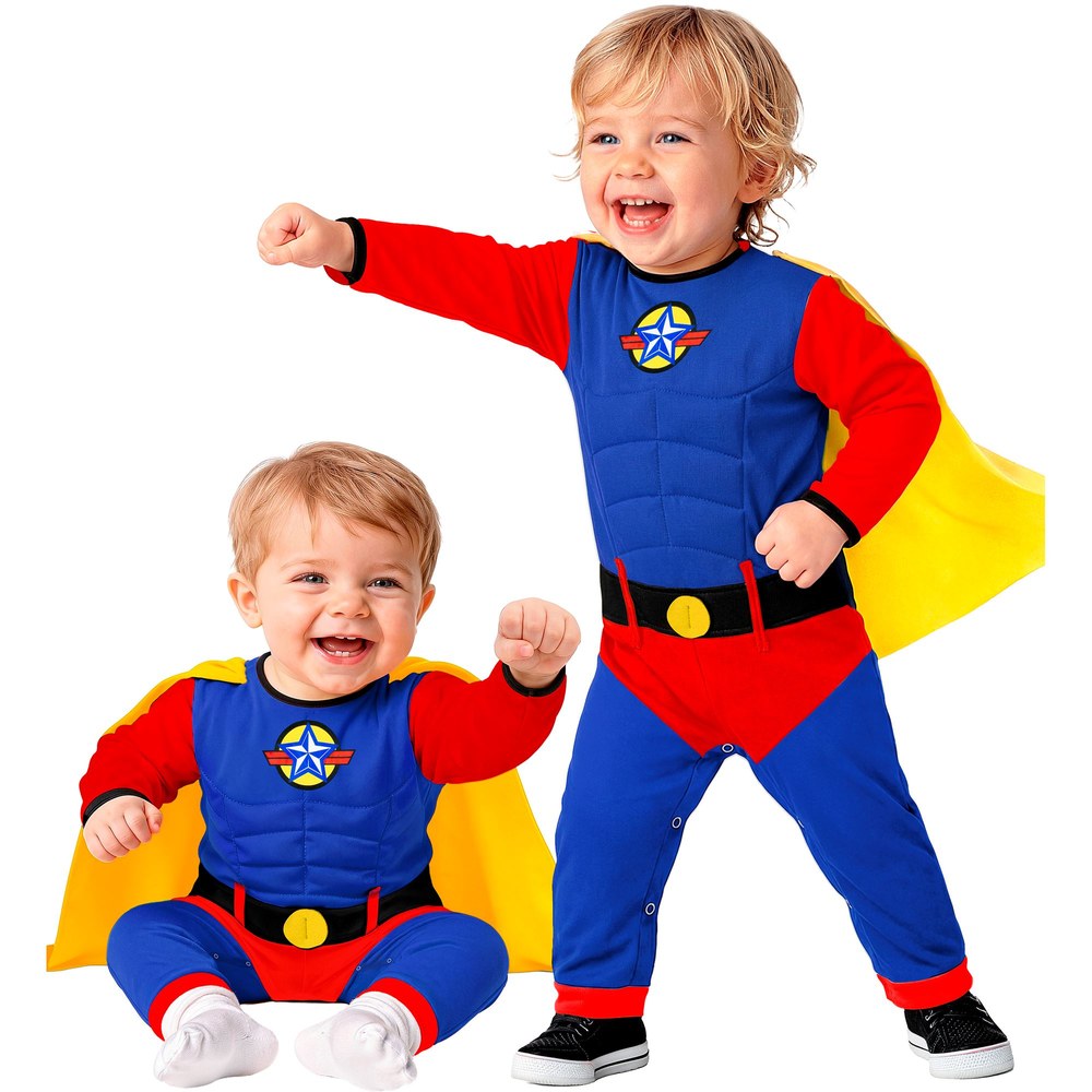 Super Baby Babykostume | Superhelt Diverse udklædning til børn - Temashop