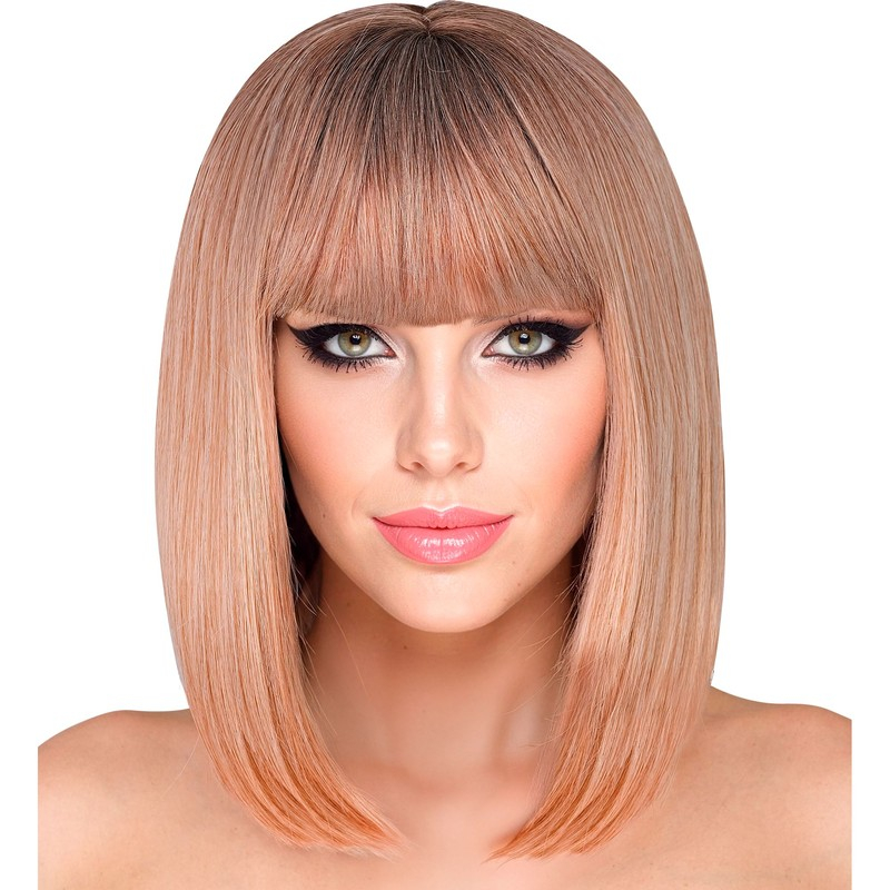 Ombre Disco Paryk Blond | 70'erne Disco Paryk - Hovedtilbehør - Temashop