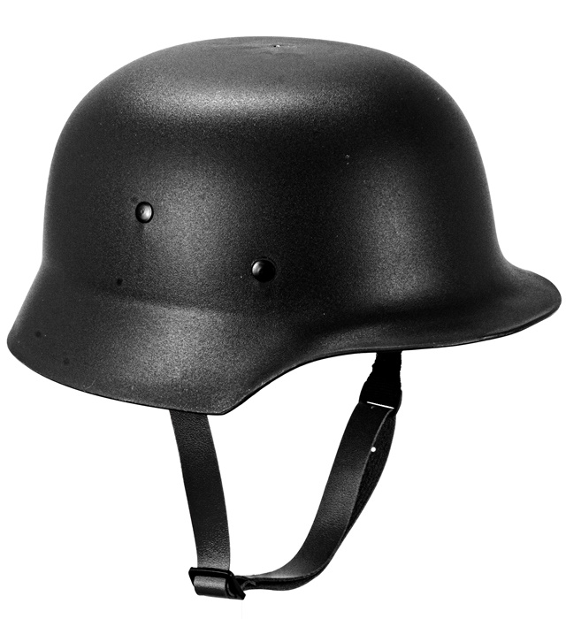Militærhjelm Sort (60 cm) | Militær Hat / Hue / Hjelm - Hovedtilbehør - Temashop