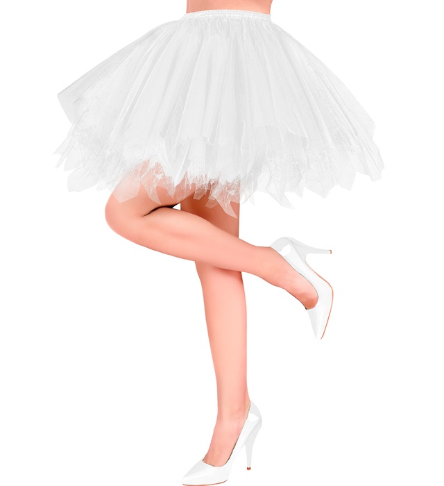 Tutu Skørt Hvid | Ballerina Bukser / Skørt / Shorts - Beklædning - Temashop