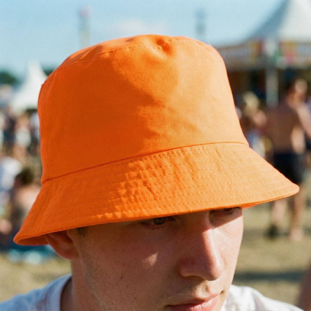 Bøllehat Neonorange | Orange tema Hat / Hue / Hjelm - Hovedtilbehør - Temashop