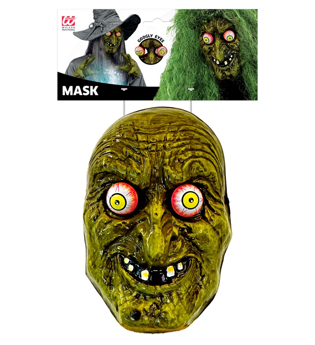 Hekse Maske Med Googly Eyes