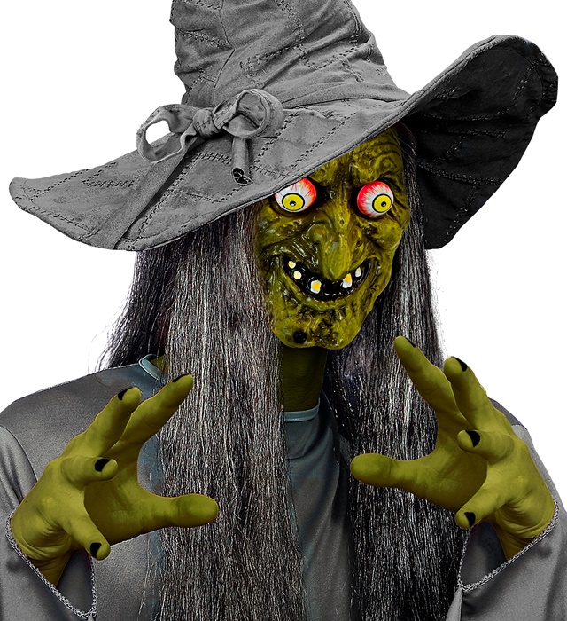 Hekse Maske Med Googly Eyes