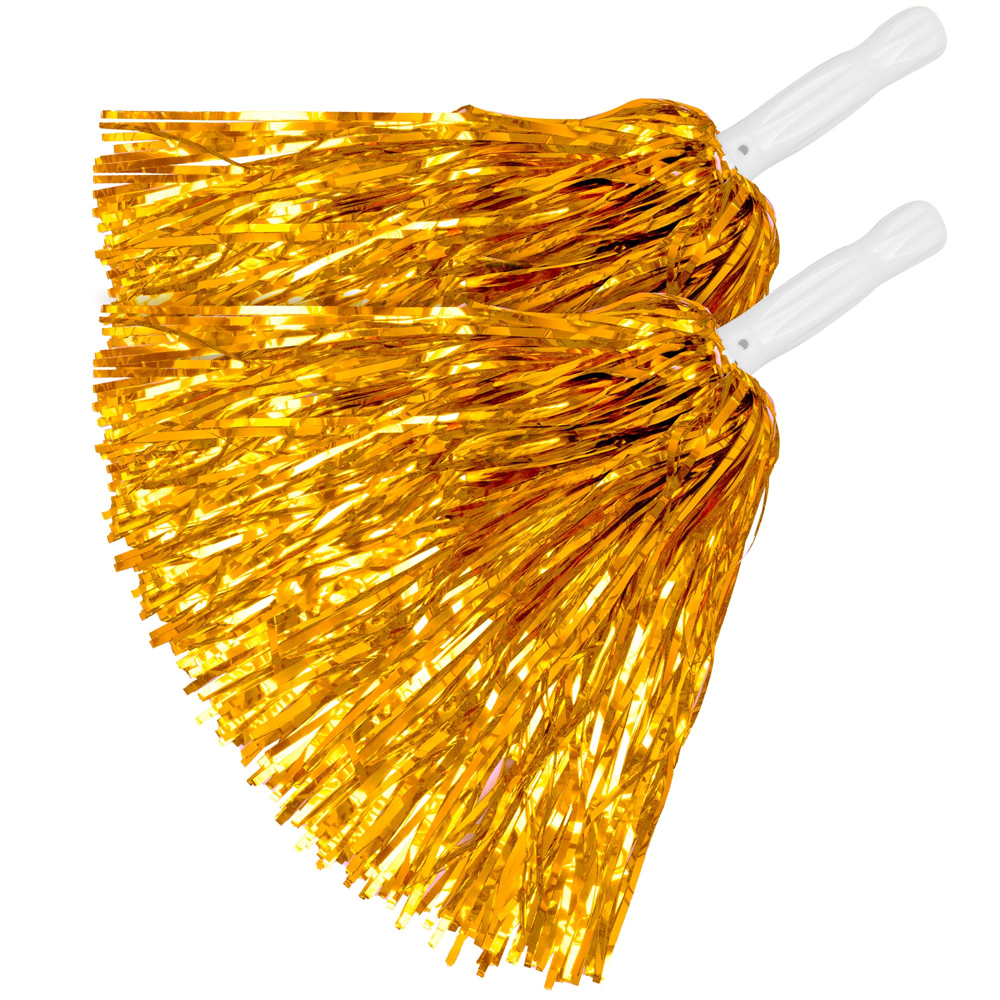 Pom Pommer Guld | Cheerleader Pompoms - Kropstilbehør - Temashop