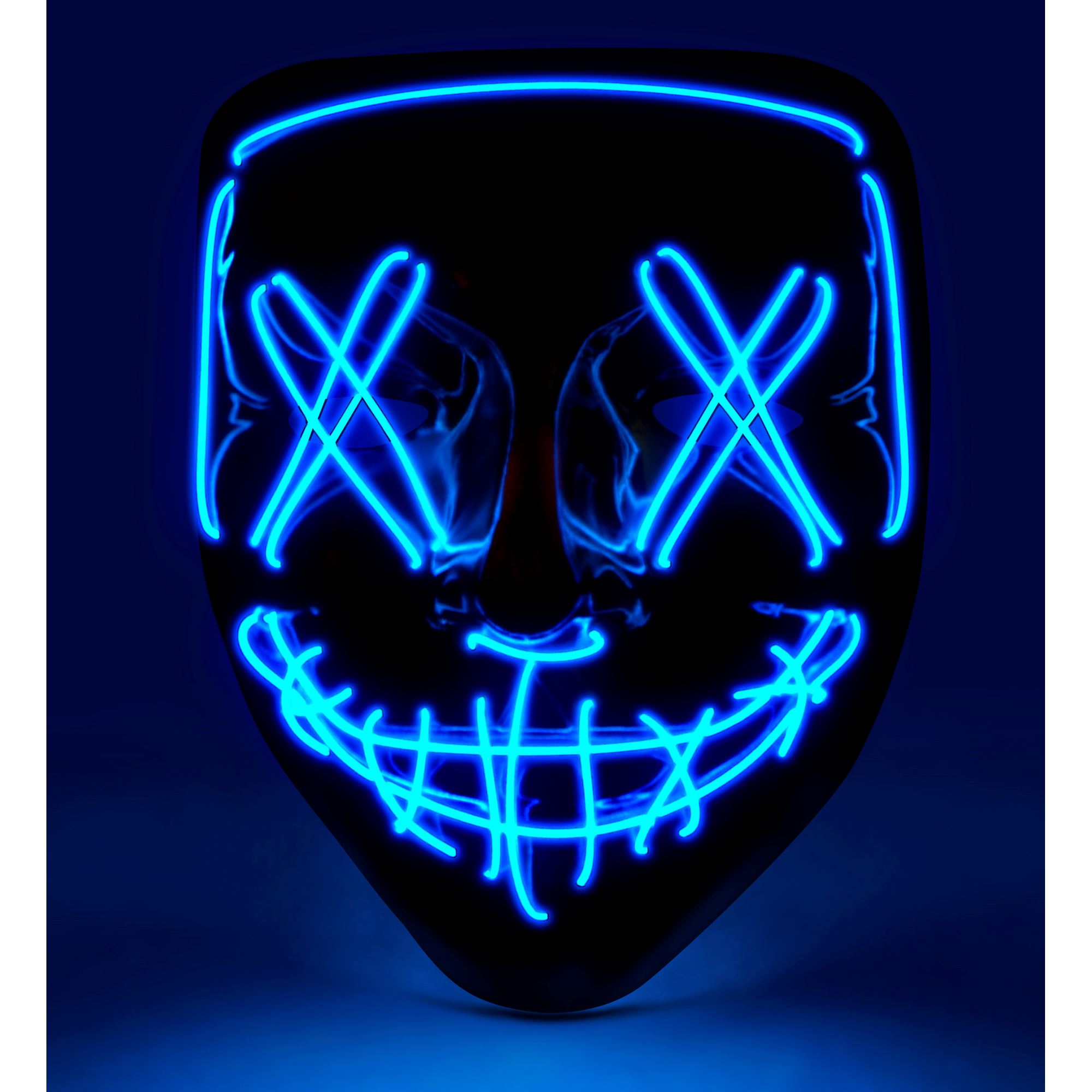 Purge LED Maske Blå