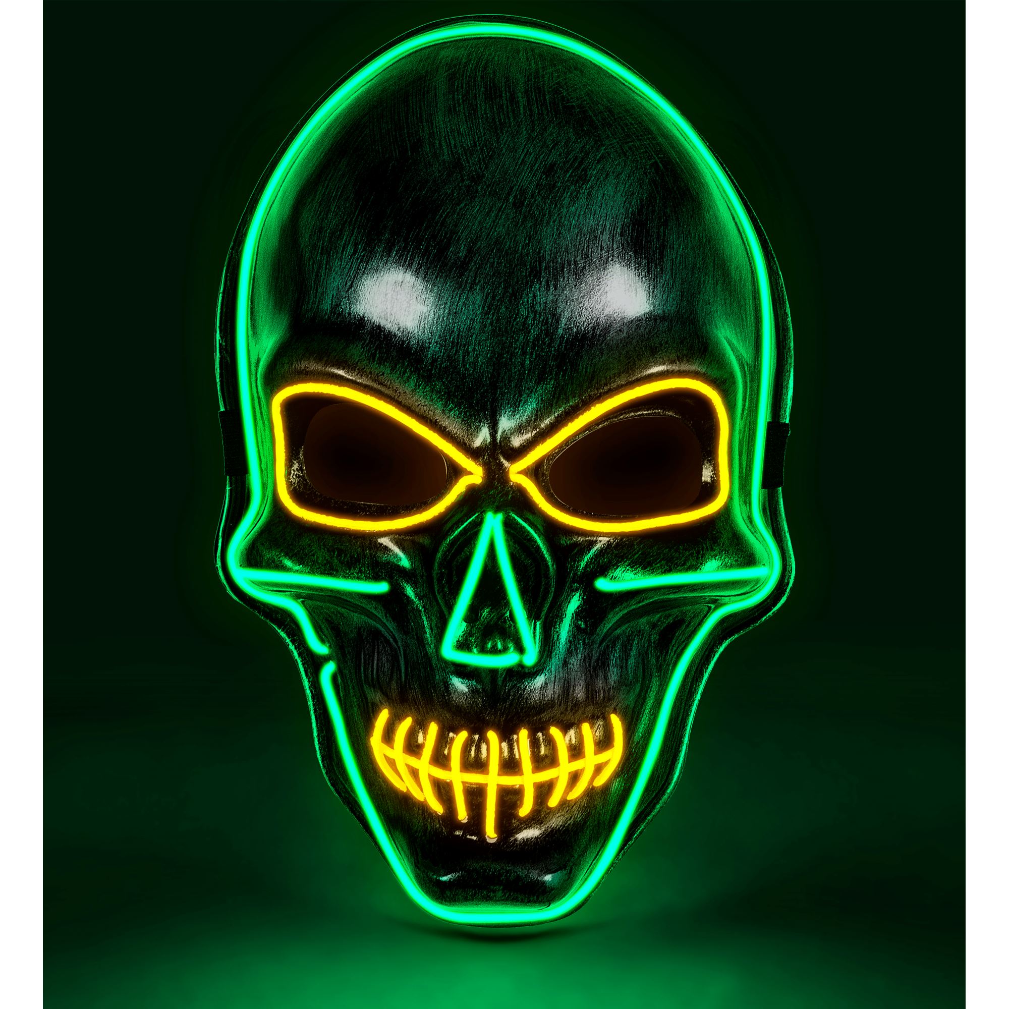 Kranie LED Maske Grøn