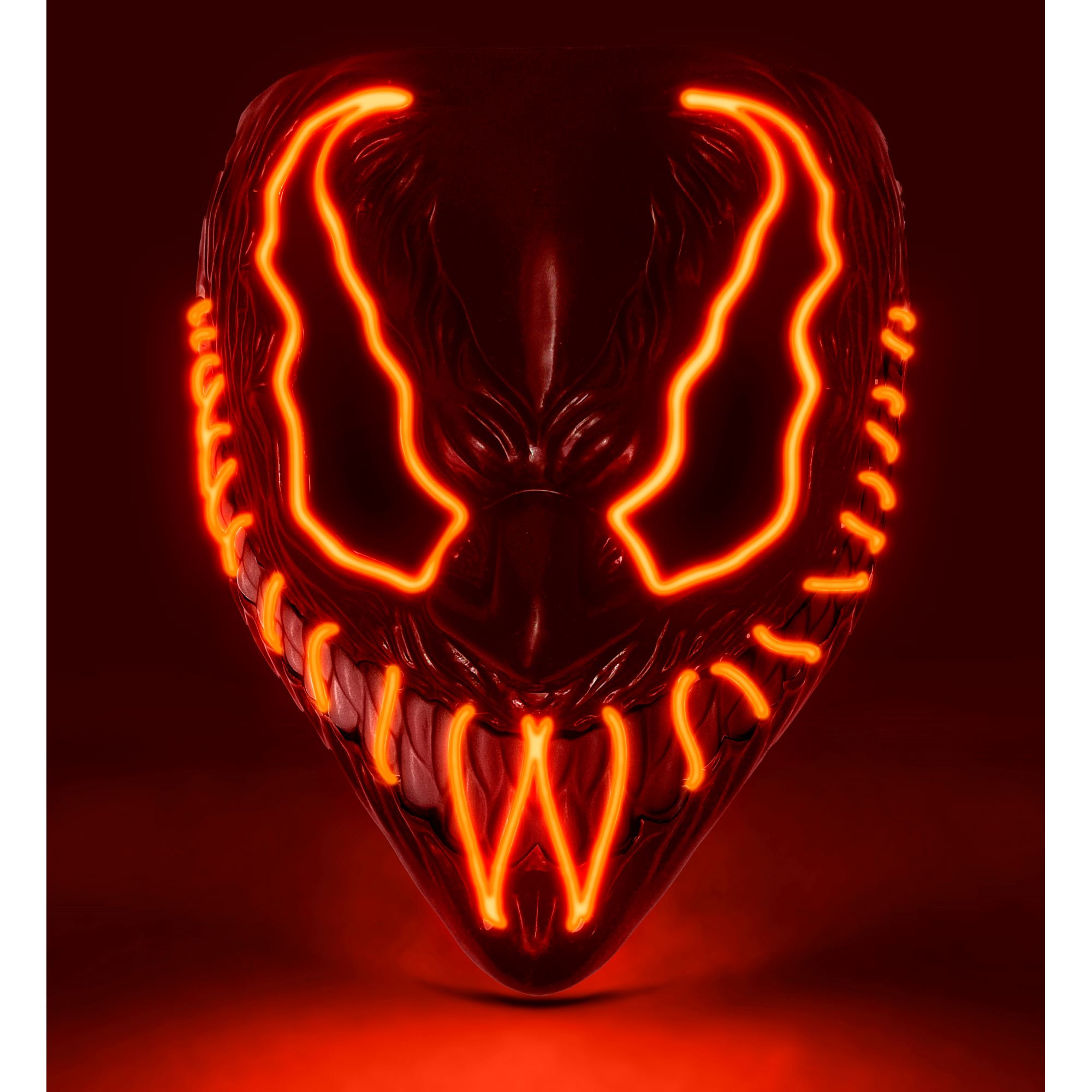 Monster LED Maske Rød