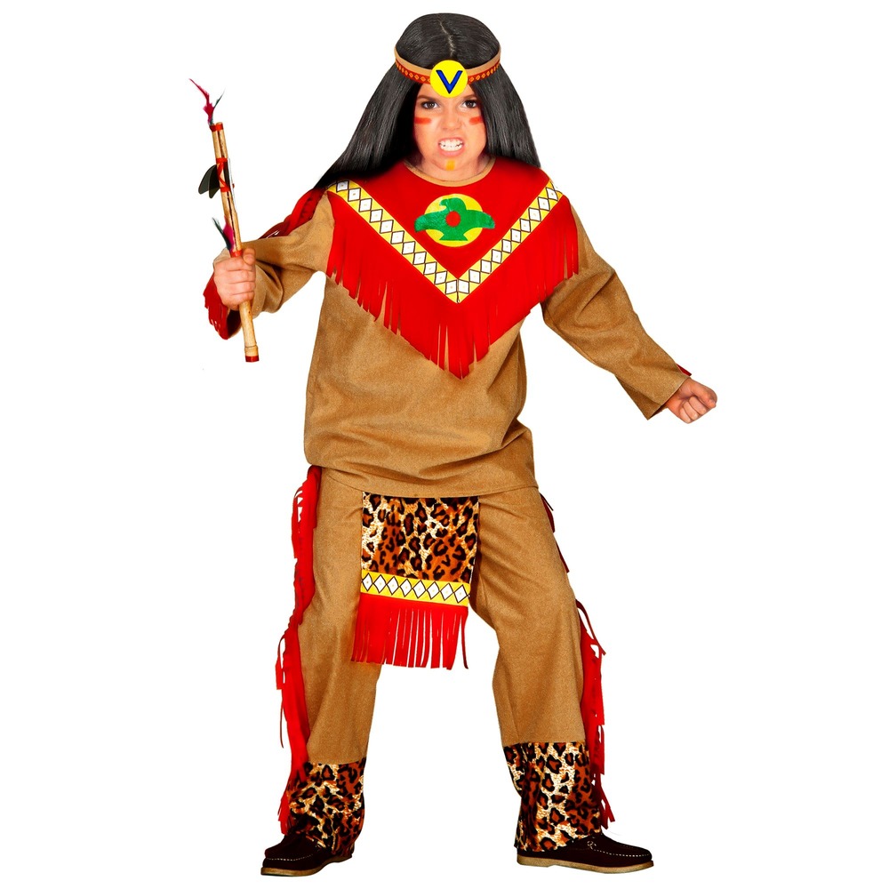 Raging Bull Indianerkriger Børnekostume