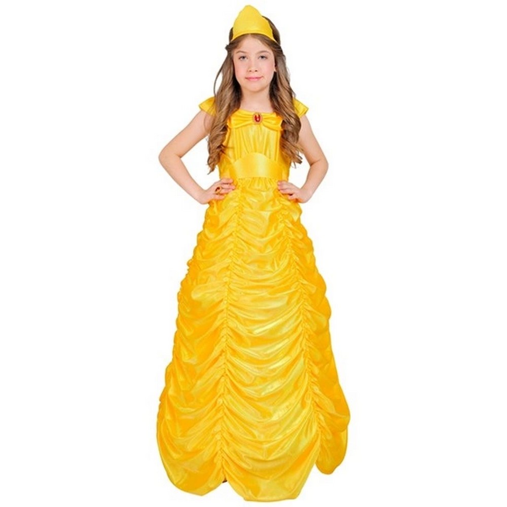Prinsesse Belle Børnekostume - Disney kostume til børn i størrelserne 104-158 | Skønheden og Udyret udklædning til børn - Temashop