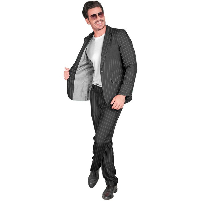 Gangster Jakkesæt - Årtier kostume til voksne i størrelserne S-XL | 20'erne Gangster kostume til mænd - Temashop