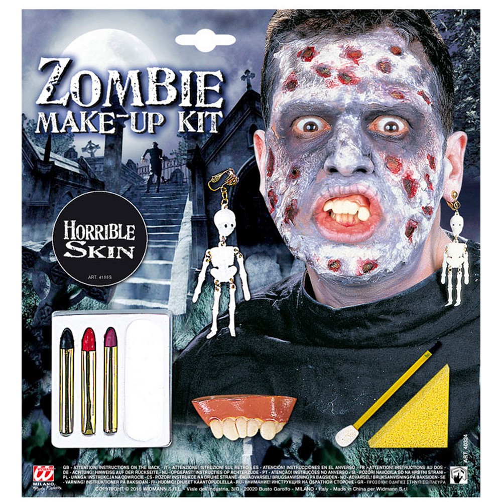 Zombie Makeupsæt | Zombie Sminke / Makeup - Makeup / Negle - Temashop