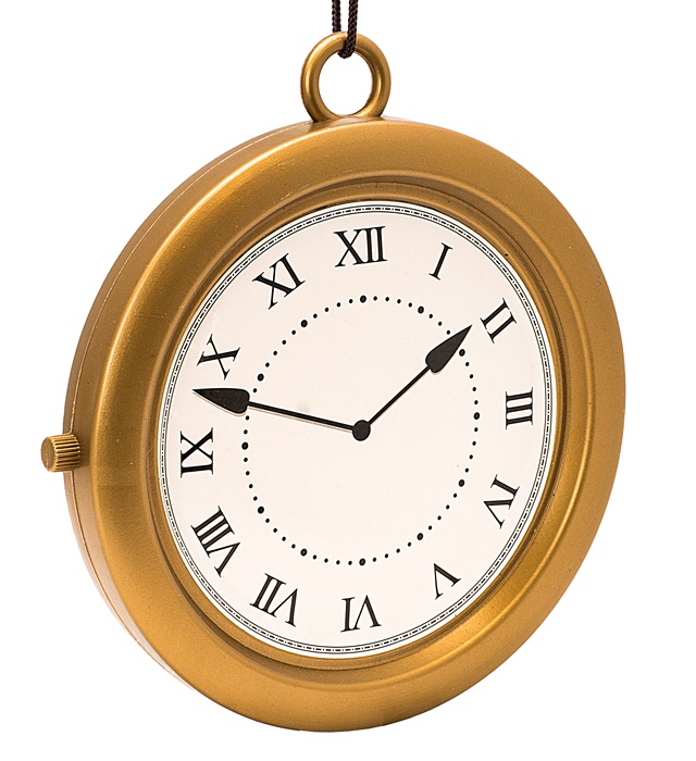 Kæmpe Ur Halskæde Guld (20 cm) | Alice i Eventyrland Halskæder - Smykker - Temashop