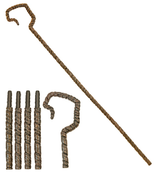 Bibelsk Hyrdestav Brun (146 cm) | Krybbespil Stokke / Stave - Kropstilbehør - Temashop