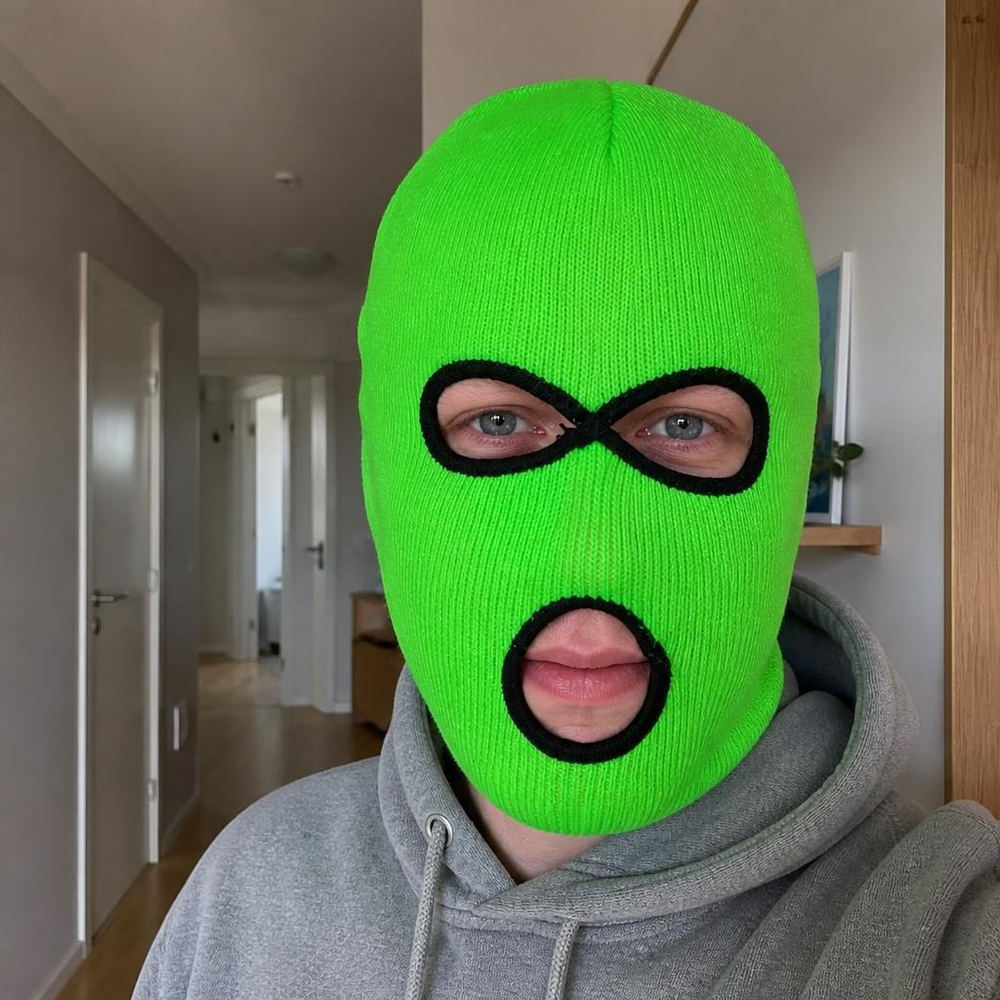 Røver Elefanthue Neongrøn