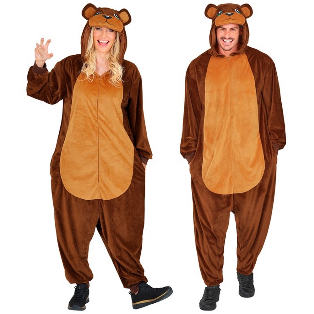 Plys Bjørn Kostume - Dyr kostume til voksne i størrelserne S-XL | Bjørn - Temashop