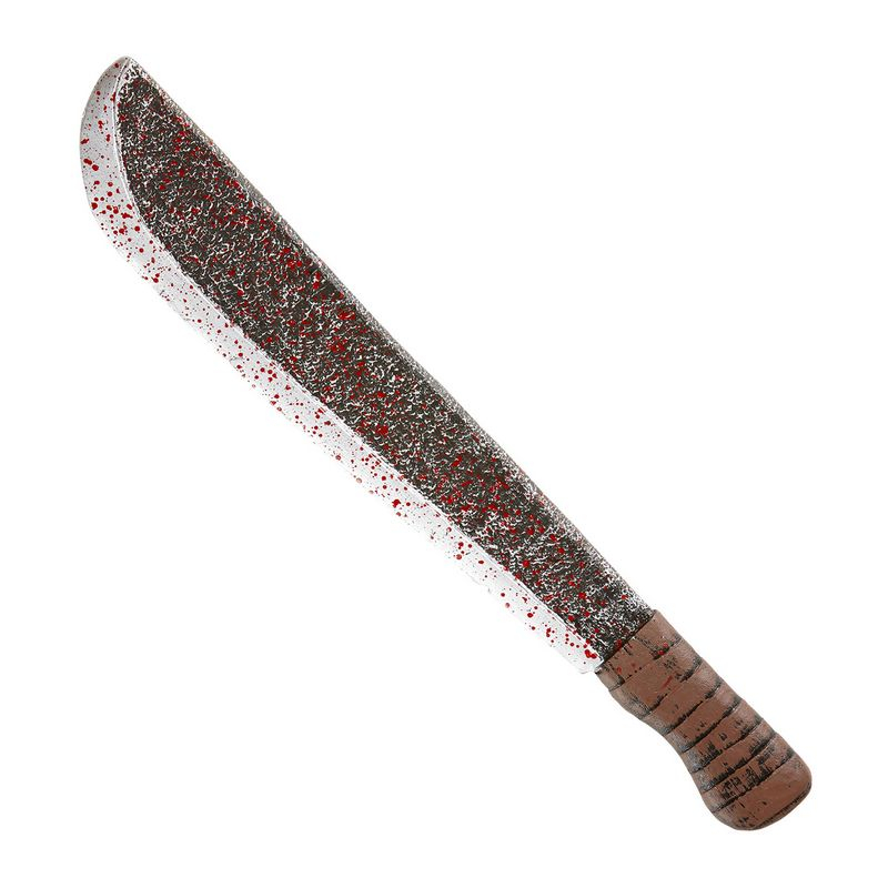 Blodig Machete (56 cm) | Halloween Våben - Kropstilbehør - Temashop