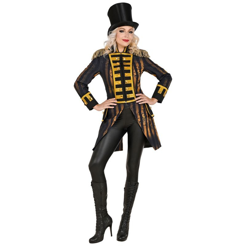 Steampunk Parade Jakke - Historisk kostume til voksne i størrelserne S-XL | Steampunk kostume til kvinder - Temashop