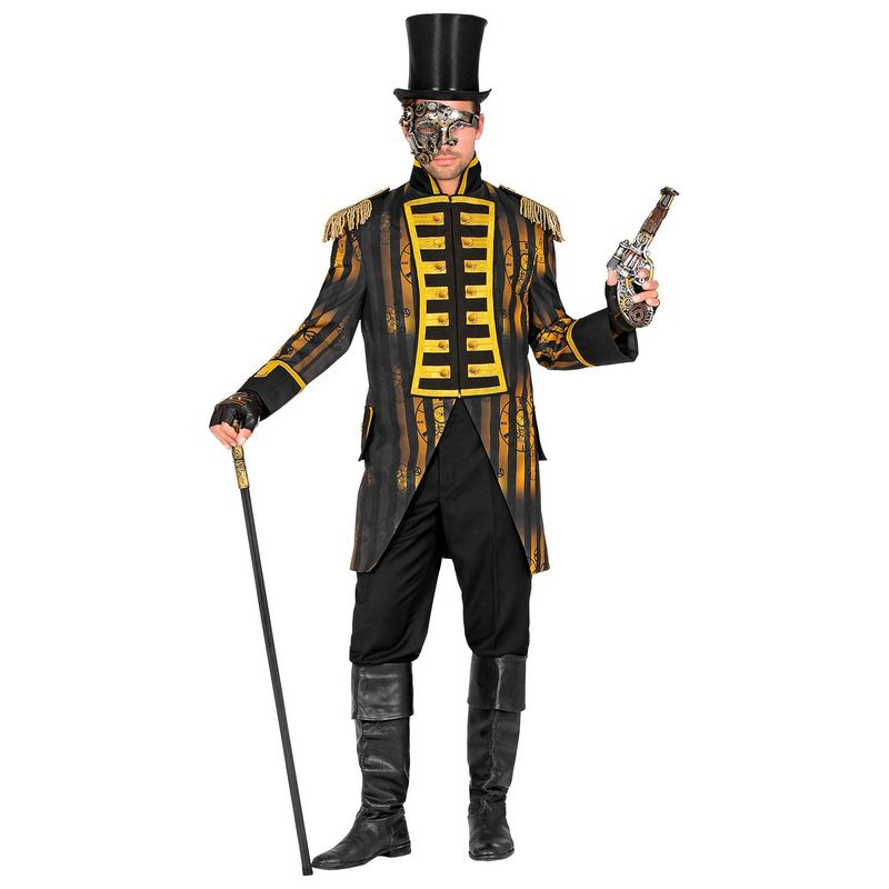 Steampunk Parade Jakke - Historisk kostume til voksne i størrelserne S-XL | Steampunk kostume til mænd - Temashop