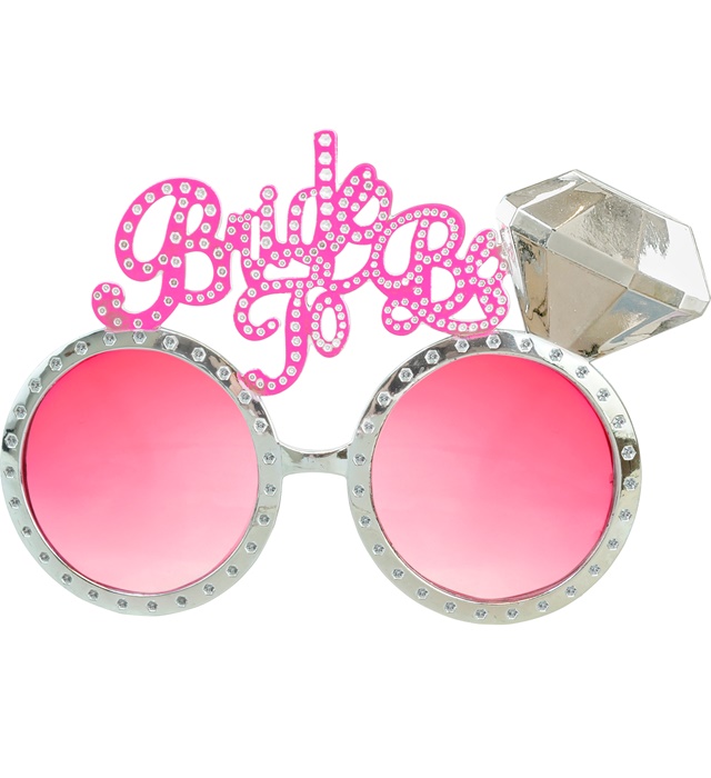 Bride To Be Diamant Briller Lyserød | Bachelorette Briller - Hovedtilbehør - Temashop