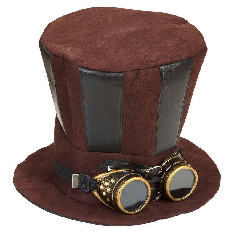 Steampunk Tophat | Steampunk Hat / Hue / Hjelm - Hovedtilbehør - Temashop