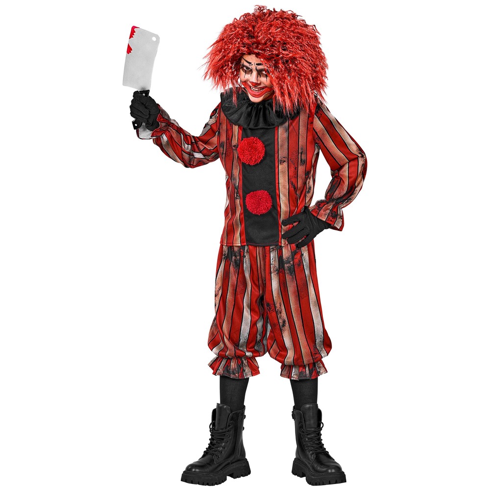 Ond Klovn Børnekostume | Horror Clown udklædning til børn - Temashop