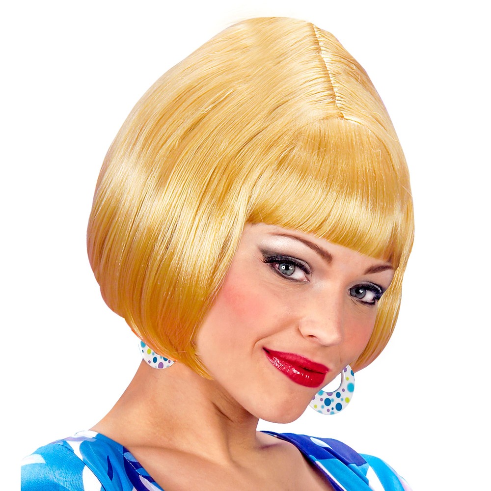 70'er Disco Paryk Blond | 70'erne Disco Paryk - Hovedtilbehør - Temashop