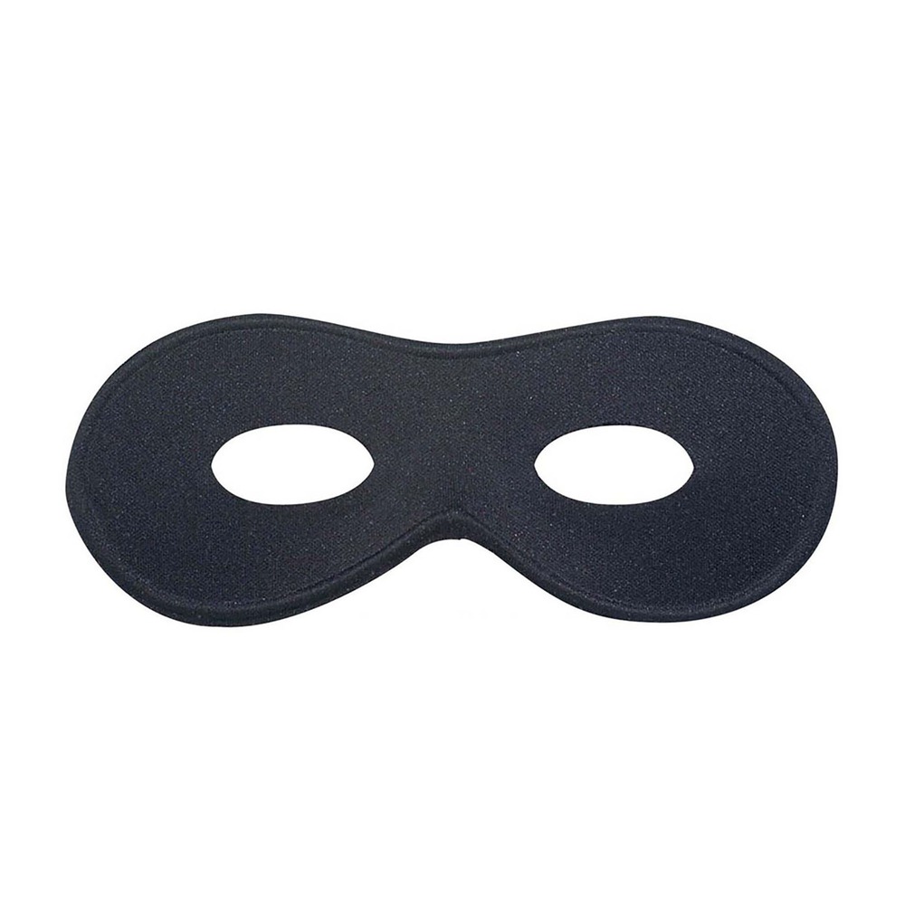 Sort Øjenmaske | Karneval Maske - Hovedtilbehør - Temashop