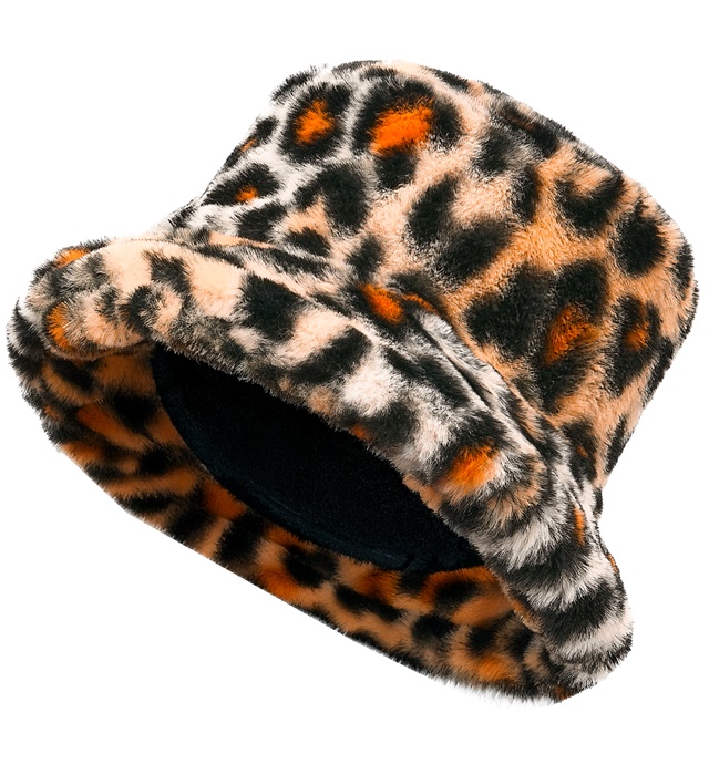 Plys Leopard Bøllehat | Leopard Hat / Hue / Hjelm - Hovedtilbehør - Temashop