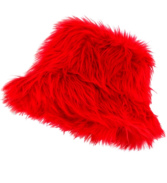 Plys Bøllehat Rød | 90'erne Retro Hat / Hue / Hjelm - Hovedtilbehør - Temashop