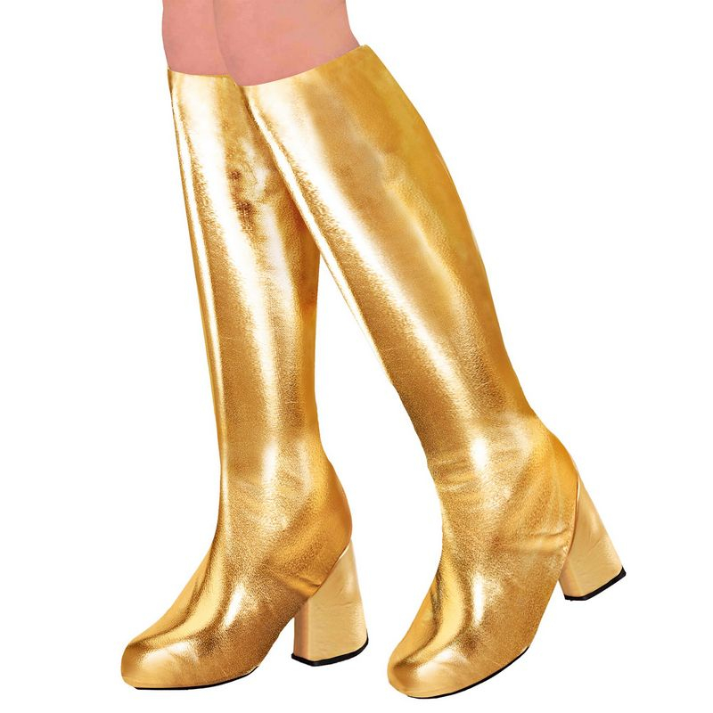 Disko Støvlecovers Guld | Guld tema Sko / Covers - Beklædning - Temashop