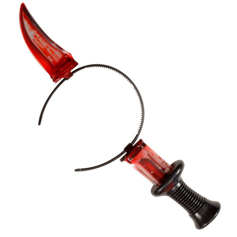 Blodig Kniv Hårbøjle | Blodstænk Hårbøjle / Pandebånd / Hårbånd - Hovedtilbehør - Temashop