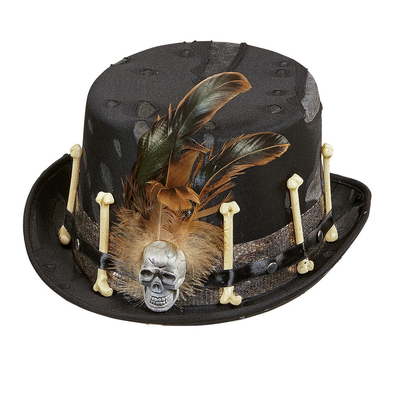 Voodoo Tophat | Voodoo Hat / Hue / Hjelm - Hovedtilbehør - Temashop