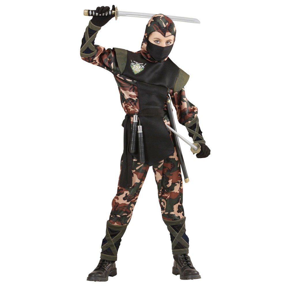 Ninja Soldat Børnekostume | Ninja udklædning til børn - Temashop