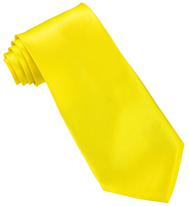 Satin Slips Neongul | Gul tema Slips - Beklædning - Temashop