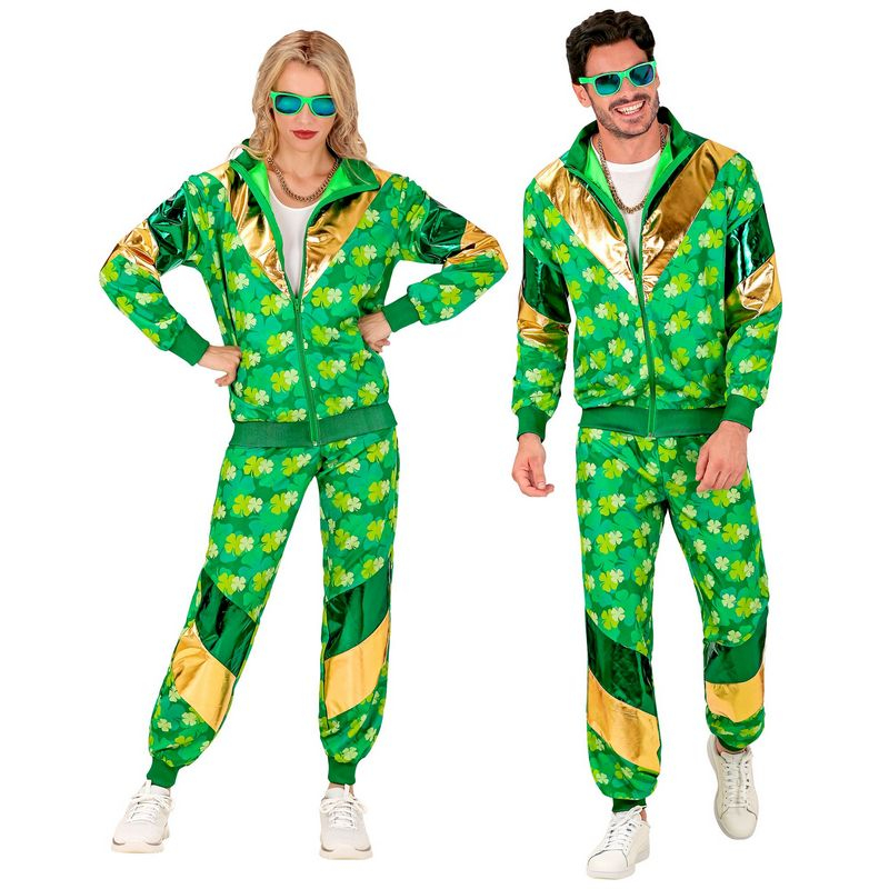 St. Patrick's Day Træningsdragt Kostume - Anledninger kostume til voksne i størrelserne S-XL | Sankt Patricks dag - Temashop