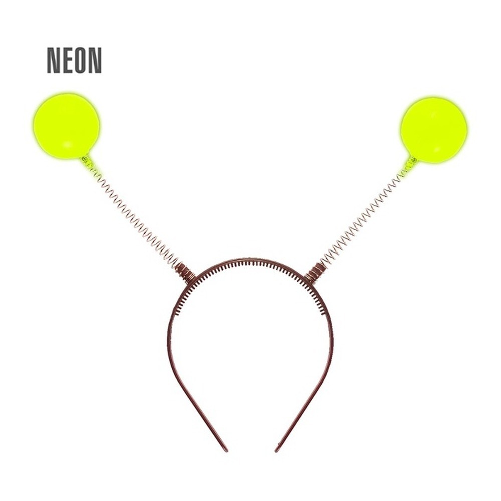 Selvlysende Alien Hårbøjle (25 cm) | Alien Hårbøjle / Pandebånd / Hårbånd - Hovedtilbehør - Temashop