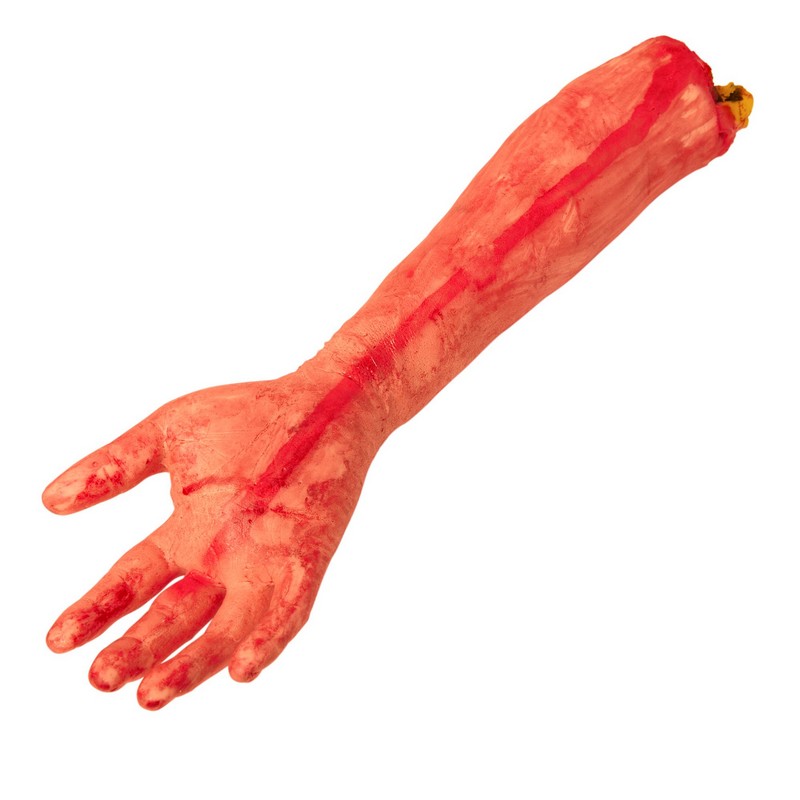 Blodig Afhugget Arm