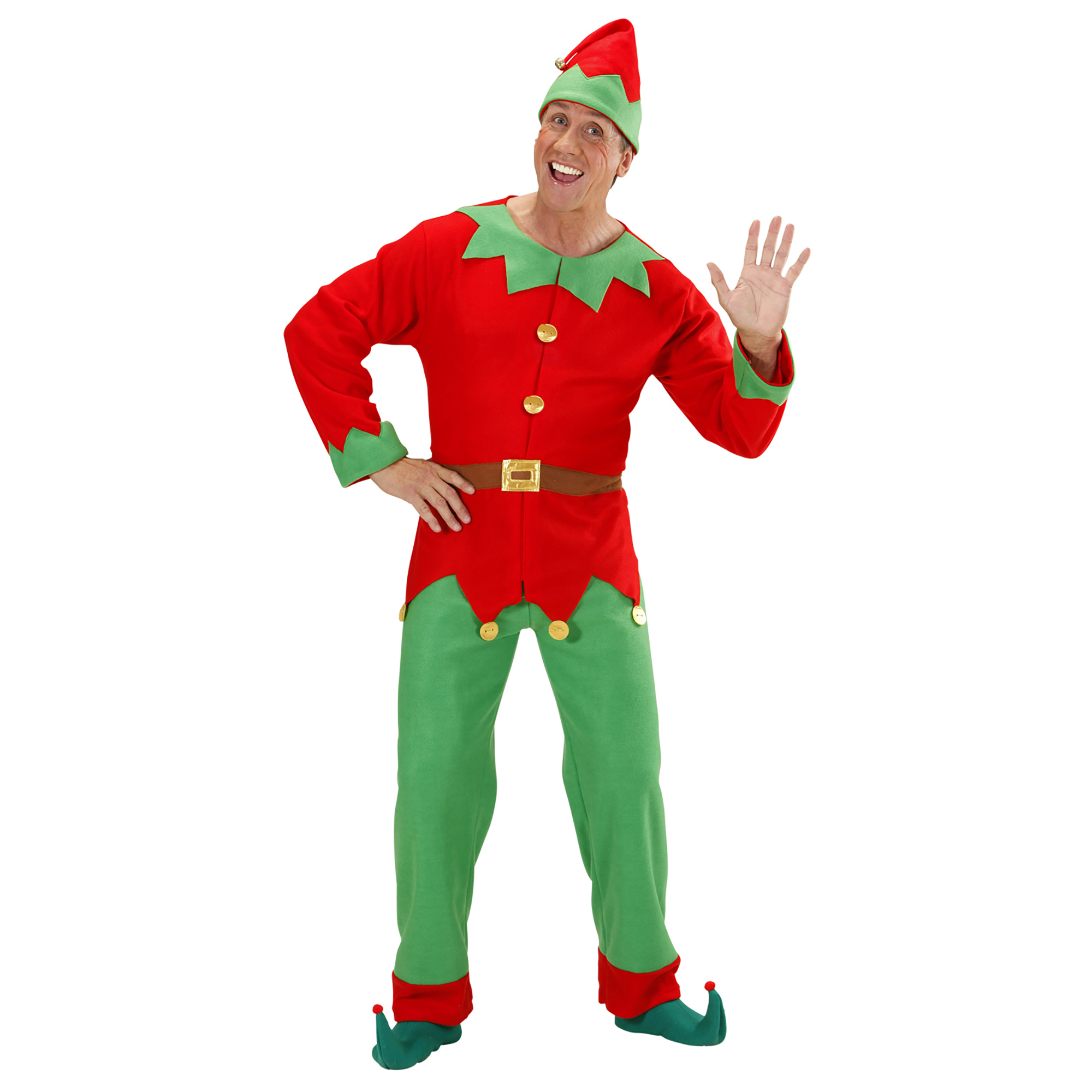 Værkstedsnisse Kostume - Jul kostume til voksne i størrelserne S-XL | Nisse kostume til mænd - Temashop