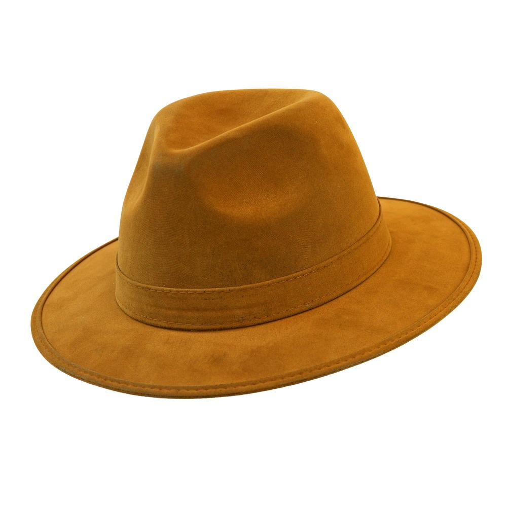 Vintage Fedora Hat Brun | 20'erne Gangster Hat / Hue / Hjelm - Hovedtilbehør - Temashop