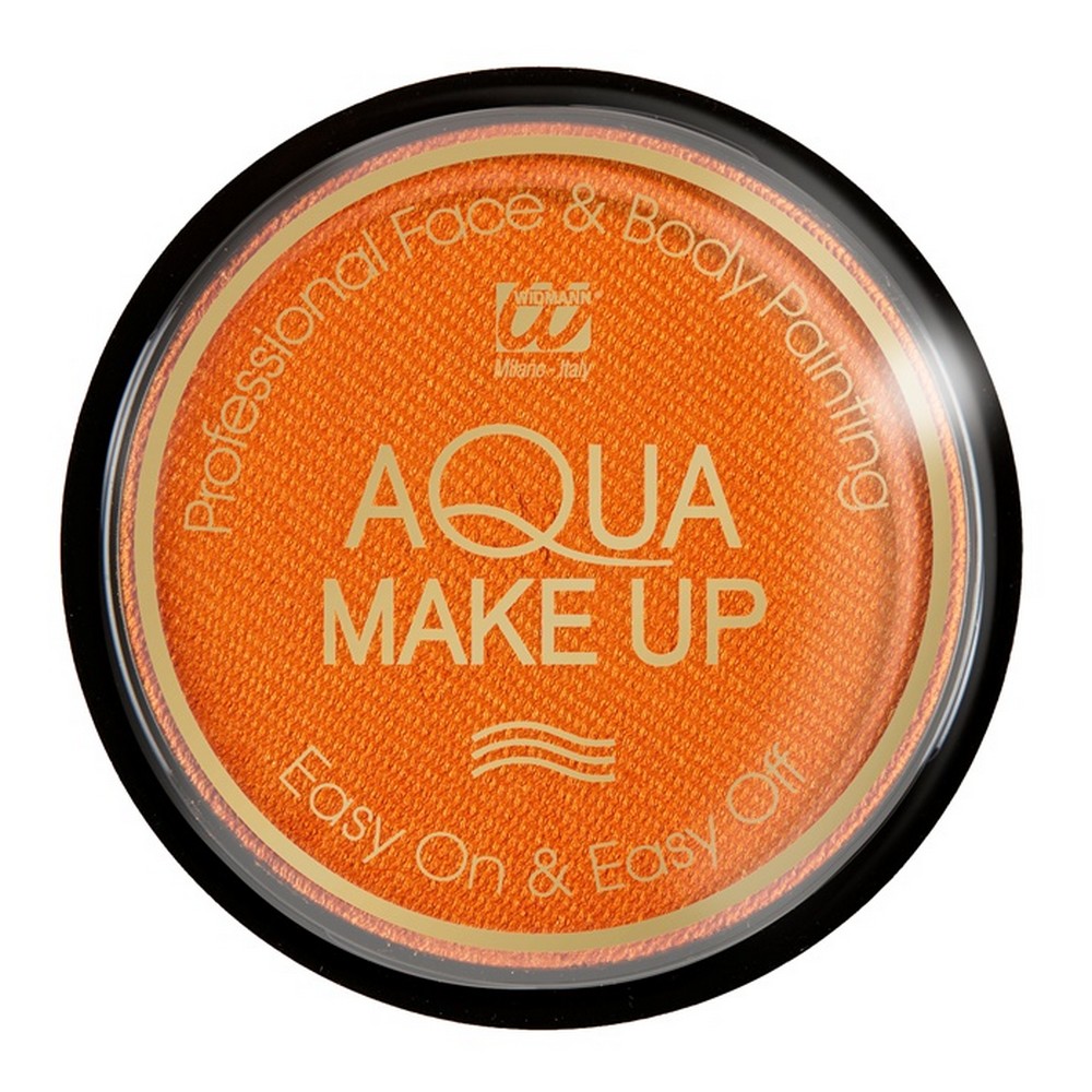 Metallisk Aqua Makeup Orange (15 g) | Orange tema Sminke / Makeup - Makeup / Negle - Temashop