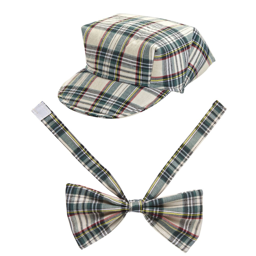 Skotsk Hat & Butterfly Sæt | Skotland Tilbehørskit - Kropstilbehør - Temashop