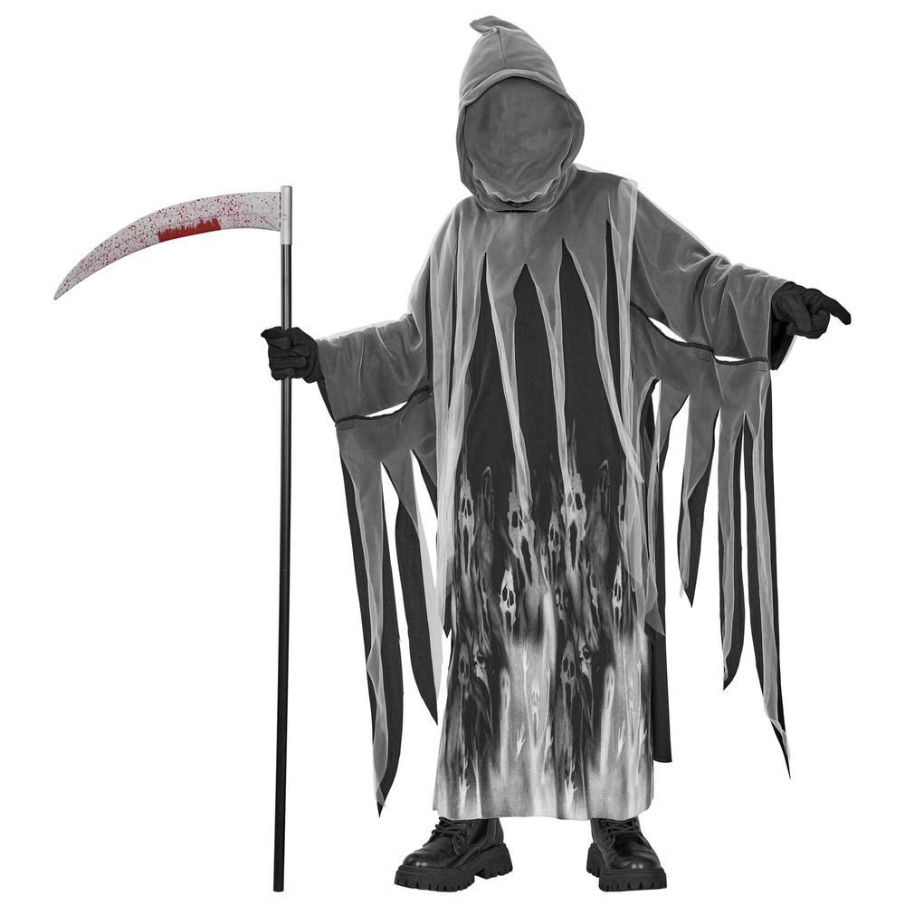 Grim Reaper Børnekostume | Manden med leen udklædning til børn - Temashop