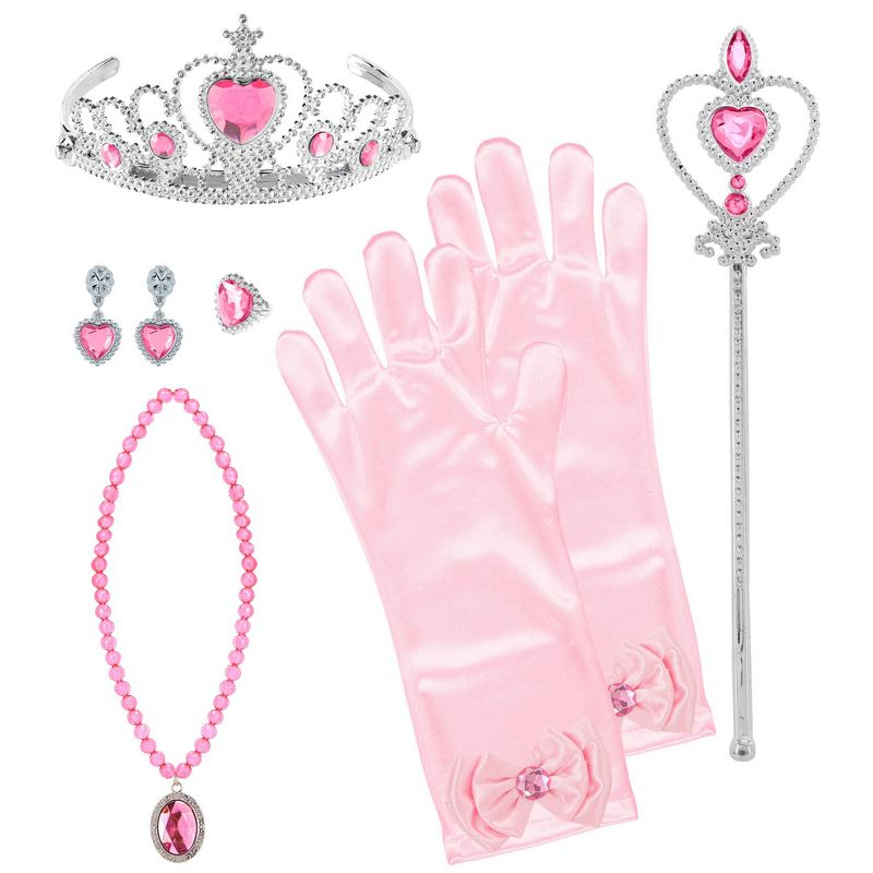 Prinsesse Børnesæt Lyserød | Prinsesse Smykkesæt - Smykker - Temashop
