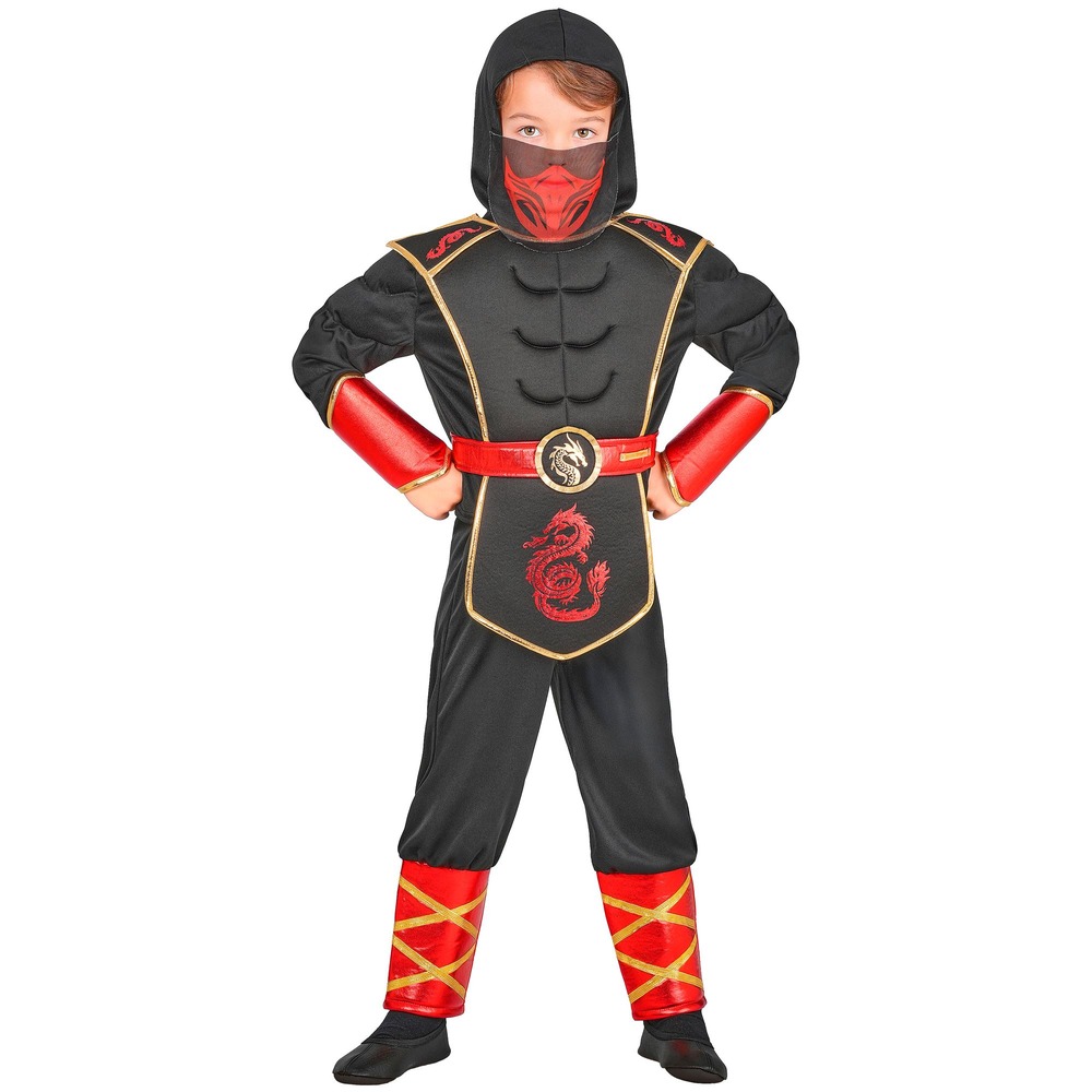 Drage Ninja Børnekostume | Ninja udklædning til børn - Temashop