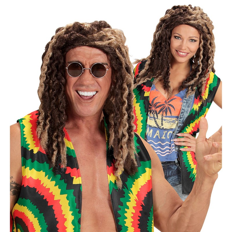Reggae Paryk Brun | Jamaica Paryk - Hovedtilbehør - Temashop