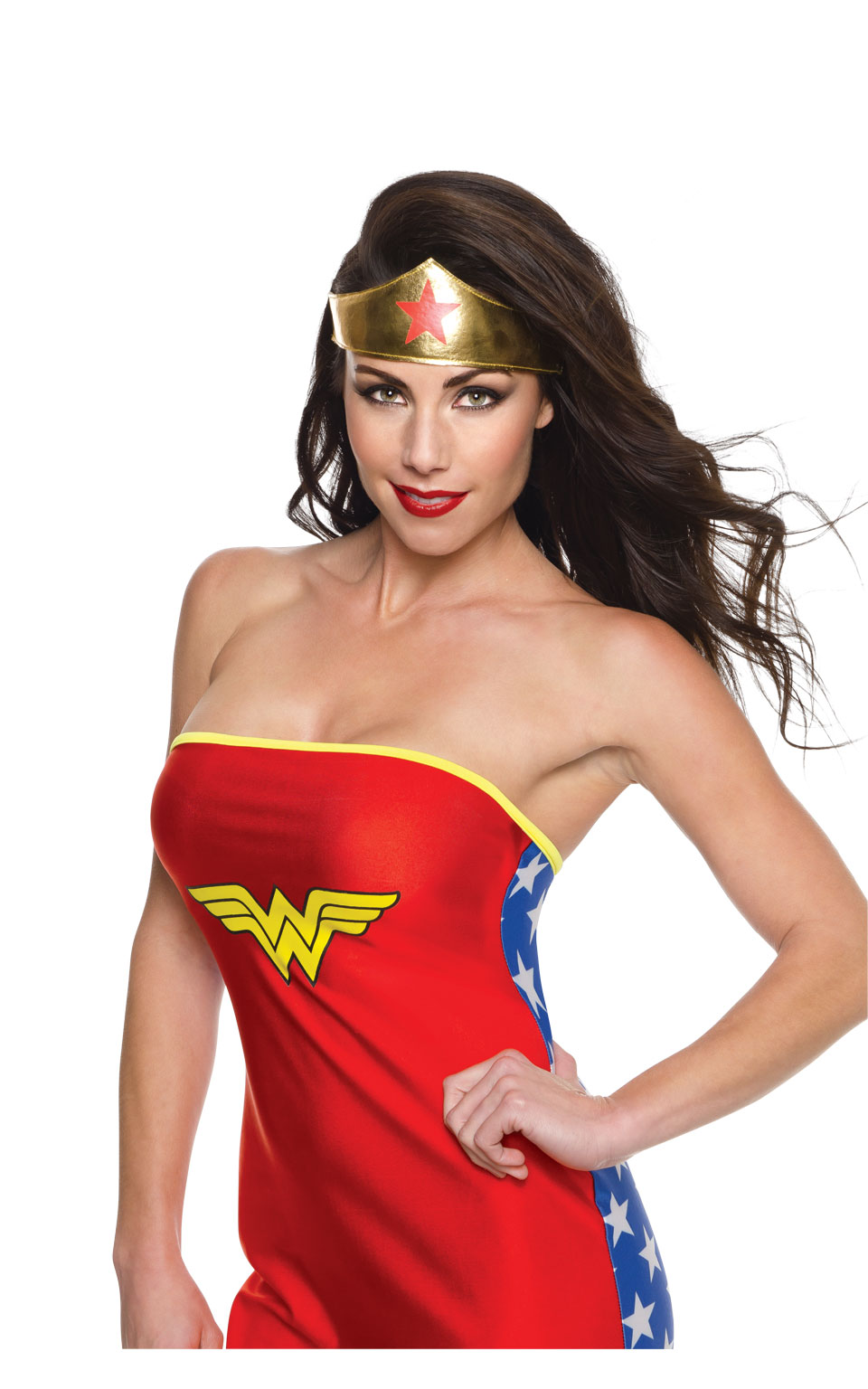 Wonder Woman Tiara | Wonder Woman Hårbøjle / Pandebånd / Hårbånd - Hovedtilbehør - Temashop