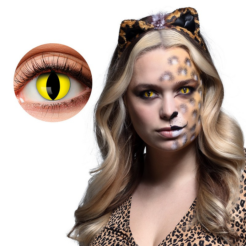 Kontaktlinser Yellow Cat