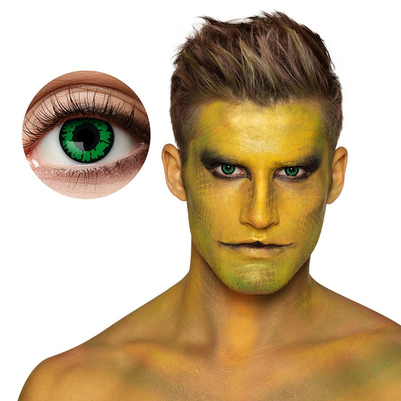Reptil Kontaktlinser (Ugelinser) | Halloween Linser - Hovedtilbehør - Temashop